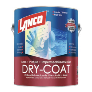 ESMALTE AL AGUA LANCO IMP MATE DRY COAT ACC 1GL