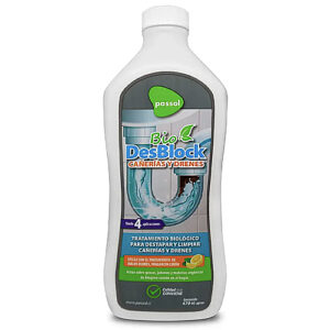 LIMPIACAÑERÍAS PASSOL BIO DESBLOCK 470 ML