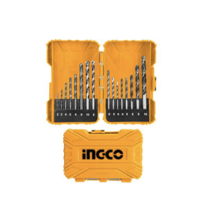 SET DE BROCAS 16 PIEZAS INGCO METAL/MADERA/CONCRETO