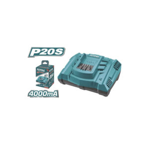 CARGADOR BATERÍA LITIO P20S CARGA RÁPIDA 20V - TOTAL